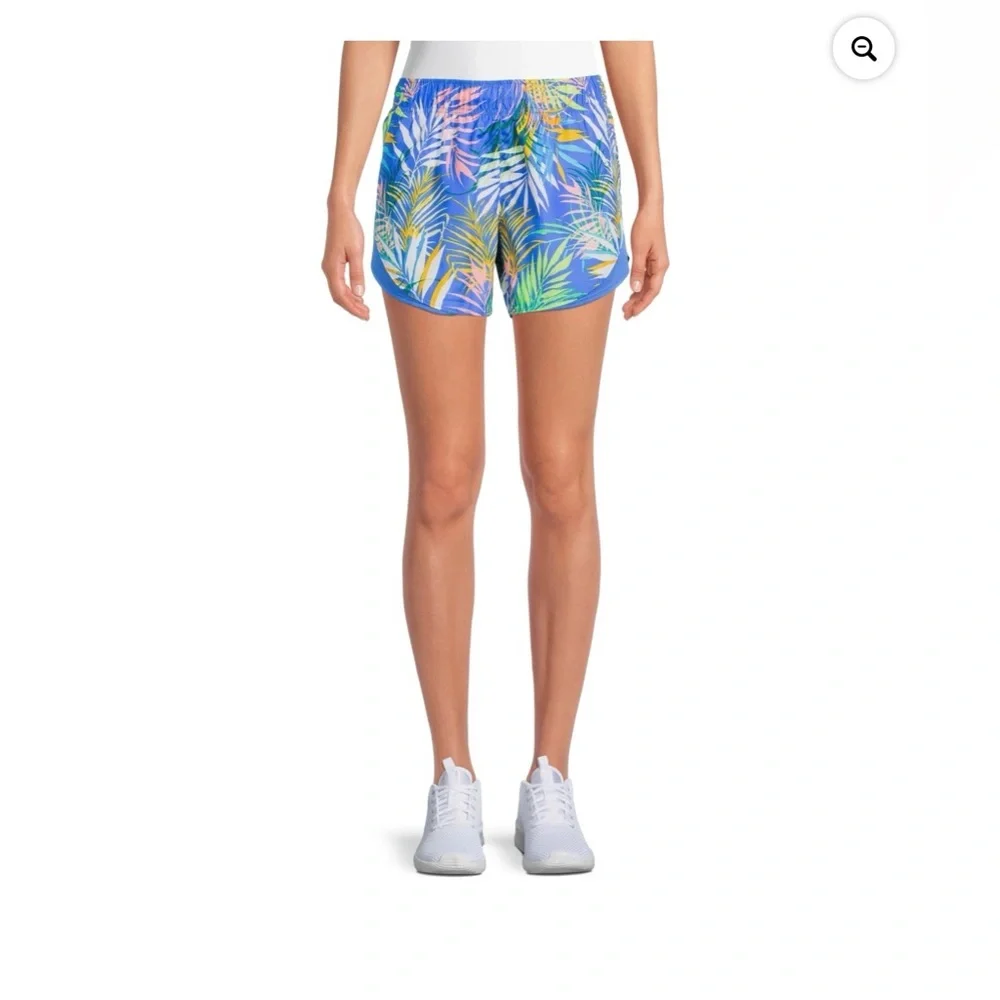 Avia 2-Piece Activewear Set - Tropical Palm Print - Size Medium - Picture 3 of 12